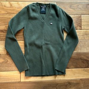 Vtg y2k Polo Jeans by Ralph Lauren ribbed v neck sweater
